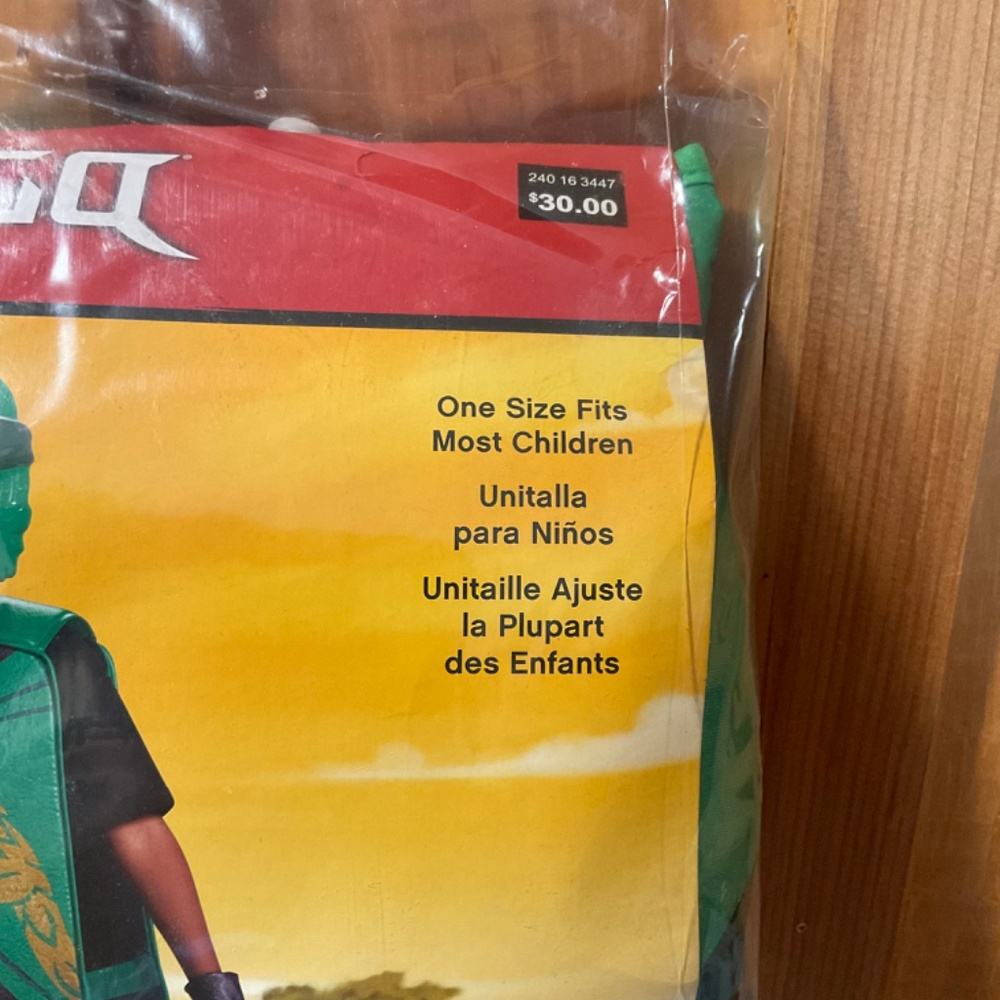 Lego Ninjago Lloyd Green Costume - Picture 2 of 5